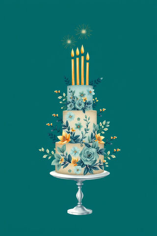Botanical Cake